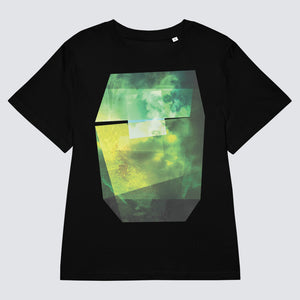 Argon Volt Featuring Mossy Egg The Bush Organic Cotton Women's T-Shirt in Black