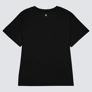Argon Volt Featuring Mossy Egg The Bush Organic Cotton Women's T-Shirt in Black