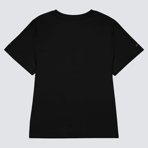 Julie de Graag December Cat Organic Cotton Women's T-Shirt in Black