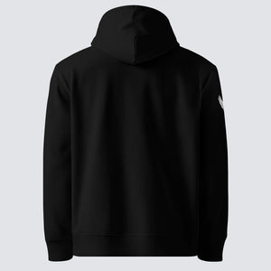 Argon Volt Pixelvision Organic Cotton Hoodie in Black