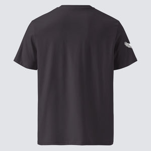 Argon Volt Pixelvision Organic Cotton T-Shirt in Anthracite