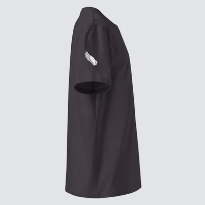 Argon Volt Pixelvision Organic Cotton T-Shirt in Anthracite