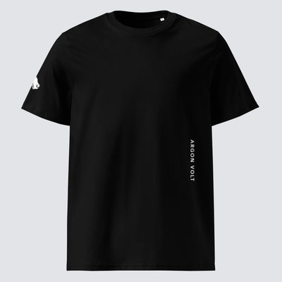 Argon Volt Pixelvision Organic Cotton T-Shirt in Black