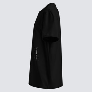 Argon Volt Pixelvision Organic Cotton T-Shirt in Black