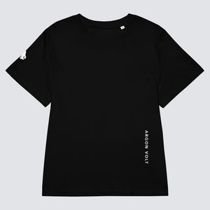Argon Volt Pixelvision Organic Cotton Women's T-Shirt in Black