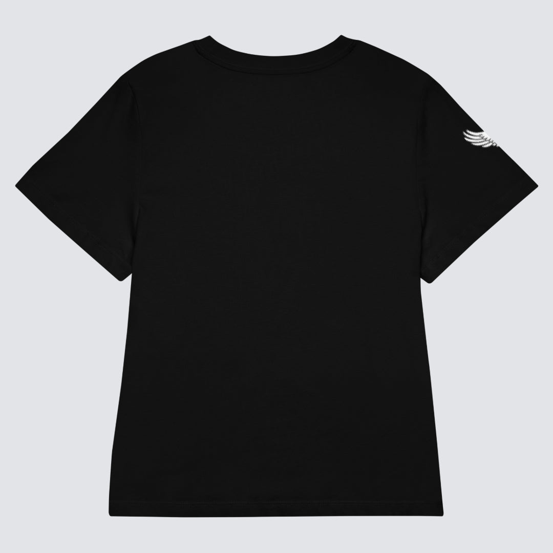 Argon Volt Pixelvision Organic Cotton Women's T-Shirt in Black