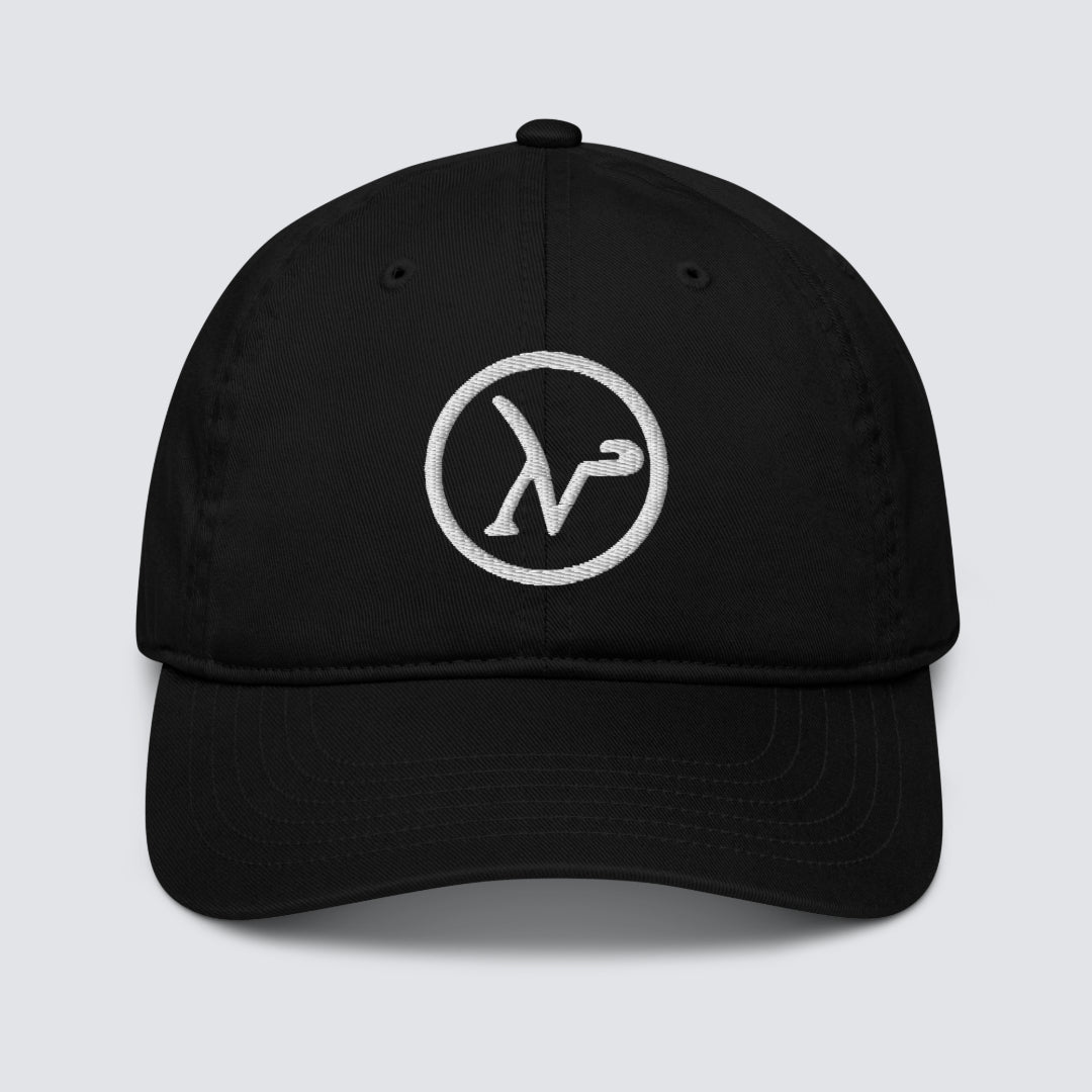Argon Volt Rune Organic Cotton Cap in Black