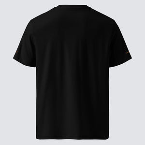 Julie de Graag December Cat Organic Cotton T-Shirt in Black